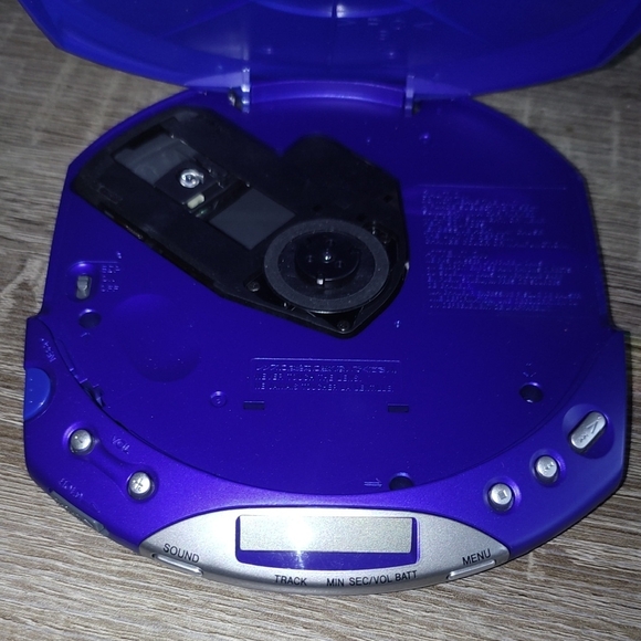 ⚡️ VINTAGE ICON! Sony Walkman ESPMAX! Blue Portable CD Player (Discman) - Picture 3 of 5